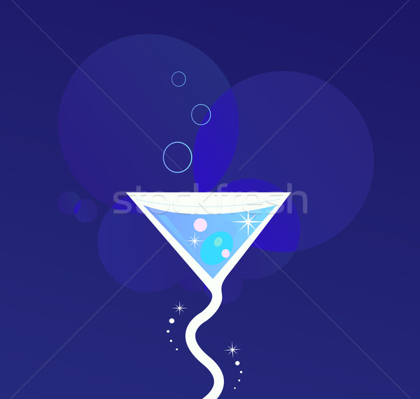 Party Night: Martini Alcohol Tropical Drink
 Stock photo © lordalea