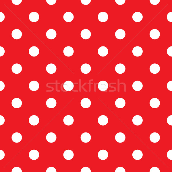 Rouge à pois design tissu rétro Photo stock © lordalea