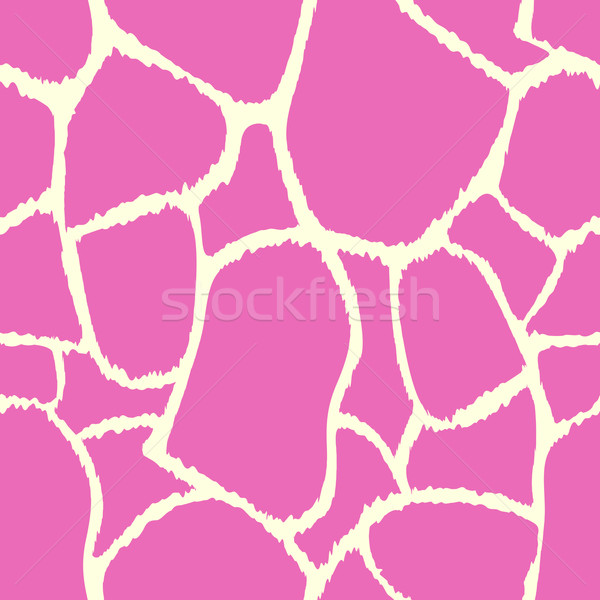 Fara sudura roz girafă textură model Imagine de stoc © lordalea