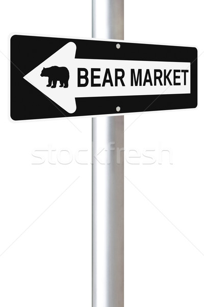 Bear Market This Way  Stock photo © lorenzodelacosta