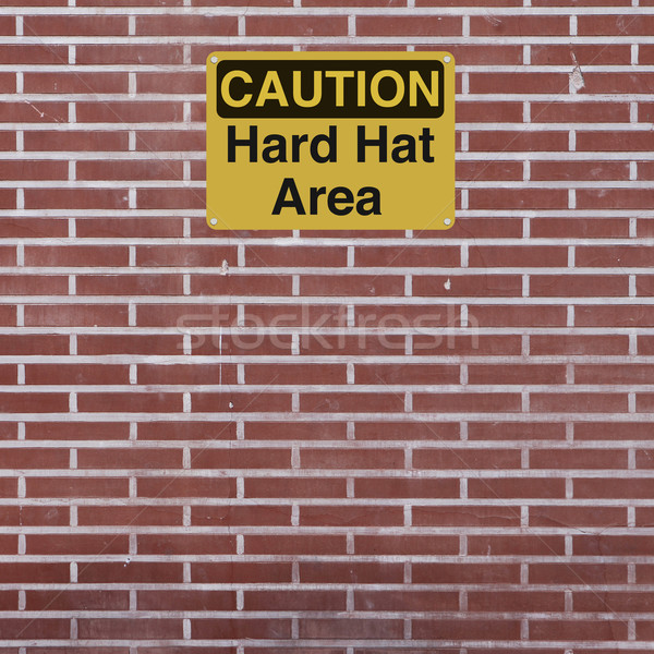 Hard Hat Area  Stock photo © lorenzodelacosta