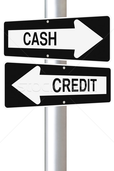 Cash or Credit  Stock photo © lorenzodelacosta