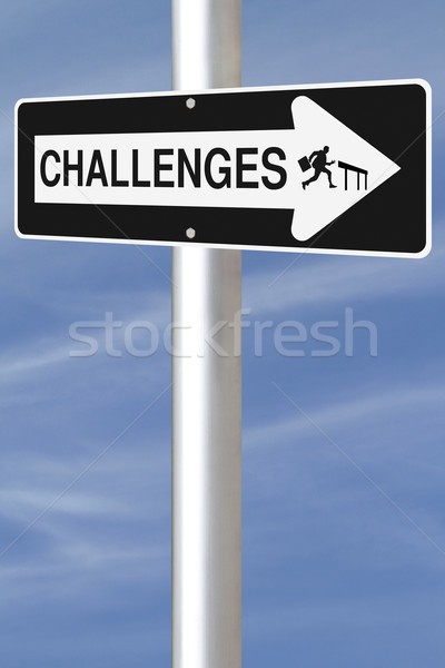 Challenges This Way  Stock photo © lorenzodelacosta