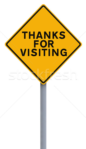 Thanks for Visiting Stock photo © lorenzodelacosta