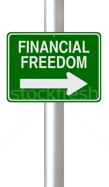 This Way to Financial Freedom 
 Stock photo © lorenzodelacosta