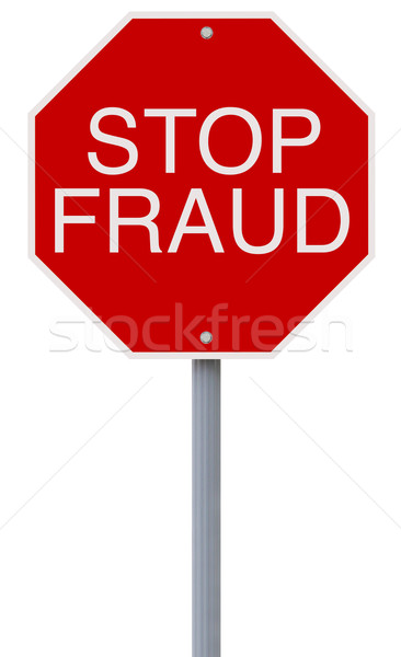 Stop Fraud  Stock photo © lorenzodelacosta