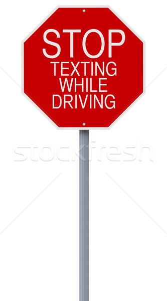 Arrêter conduite stop sécurité routière danger Photo stock © lorenzodelacosta