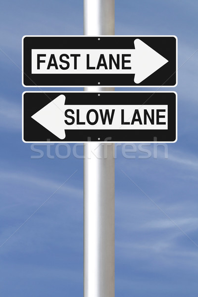 Stock photo: Fast or Slow
