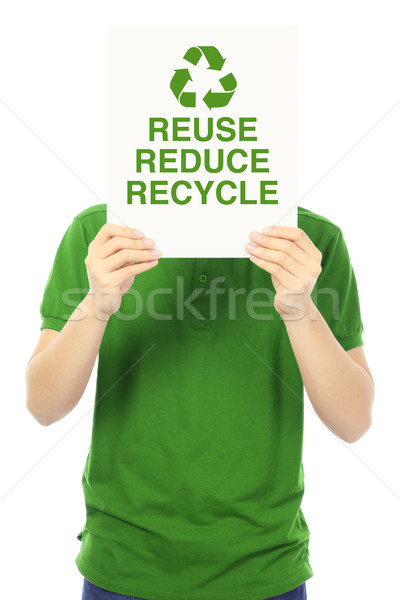 Reduce, Reuse, and Recycle
 Stock photo © lorenzodelacosta