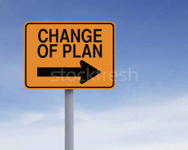 Change of Plan
 Stock photo © lorenzodelacosta