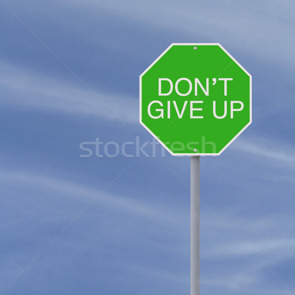 Don't Give Up  Stock photo © lorenzodelacosta