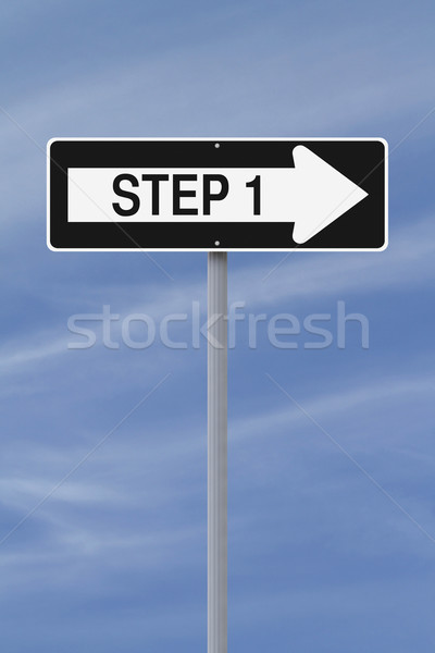 Step One
 Stock photo © lorenzodelacosta