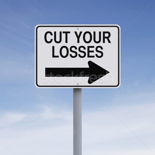 Cut Your Losses
 Stock photo © lorenzodelacosta