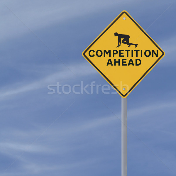Stock photo: Competition Ahead 