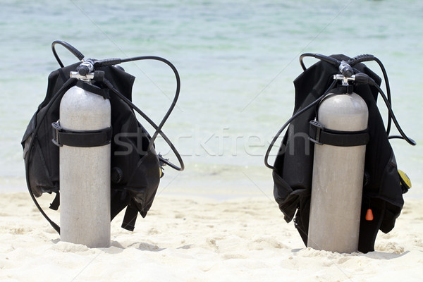 Scuba Tanks Stock photo © lorenzodelacosta