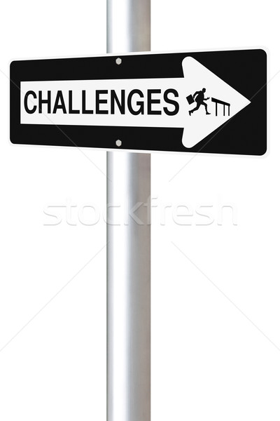 Challenges This Way  Stock photo © lorenzodelacosta