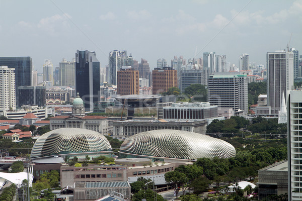 Singapur horizonte vista negocios concretas Asia Foto stock © lorenzodelacosta