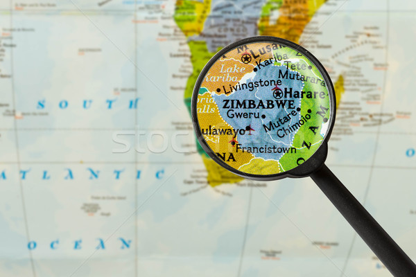 Map of Republic of Zimbabwe
 Stock photo © lostation
