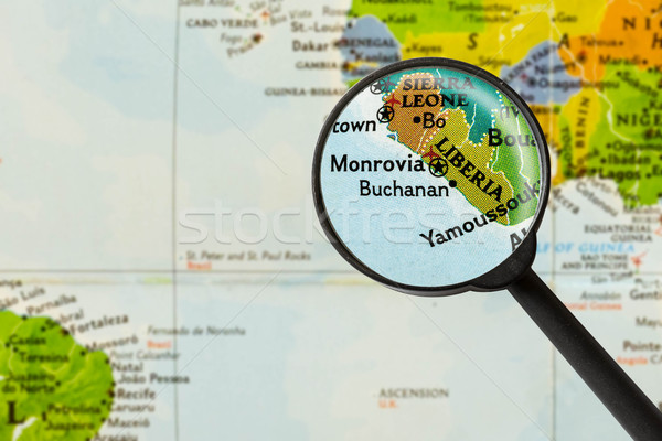 Map of Republic of Liberia
 Stock photo © lostation