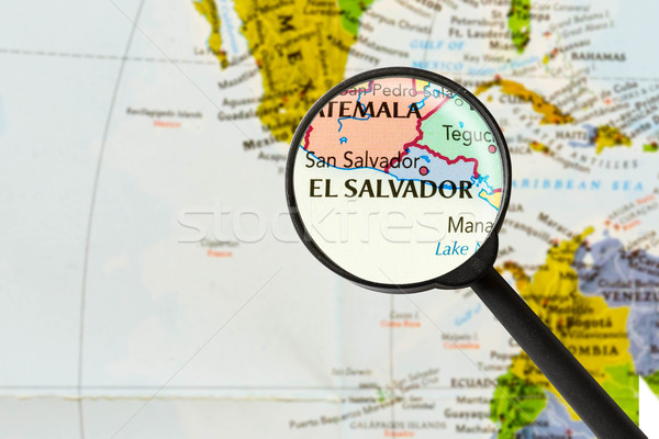 map of Republic of El Salvador  Stock photo © lostation
