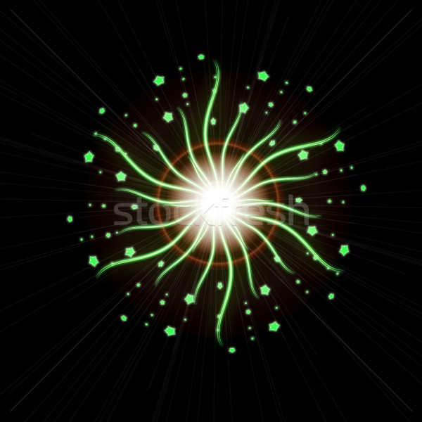 Jasne star wybuch świetle efekt Zdjęcia stock © Loud-Mango