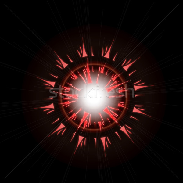 Jasne star wybuch świetle efekt Zdjęcia stock © Loud-Mango