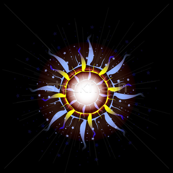 Brilhante estrela luz efeito Foto stock © Loud-Mango