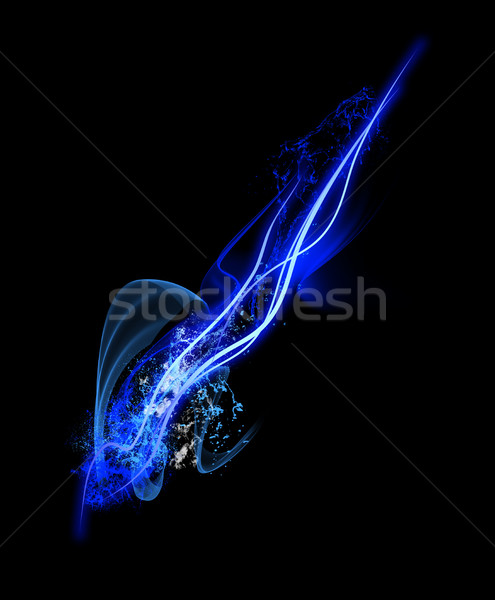 Neon świetle realistyczny splash Zdjęcia stock © Loud-Mango