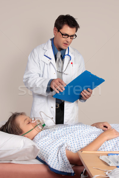 Stock photo: Doctor with Patient