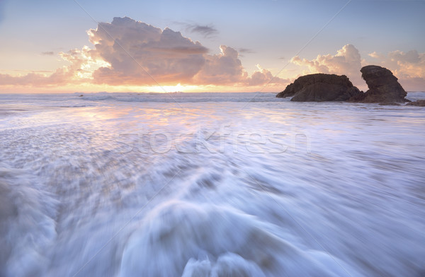 Tidal Flows at Lighthouse Beach Port Macquarie Stock photo © lovleah