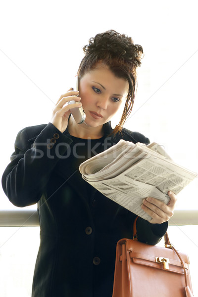 Businesswoman working Stock photo © lovleah