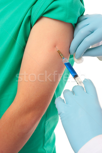 Vaccinazione bambino medico medicina ragazzo lavoratore Foto d'archivio © lovleah