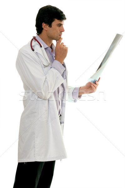 Doctor with medical x-ray Stock photo © lovleah