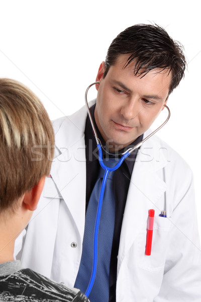 Doctor patient medical examination Stock photo © lovleah