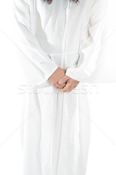Jesus - His raiment was white as the light Stock photo © lovleah