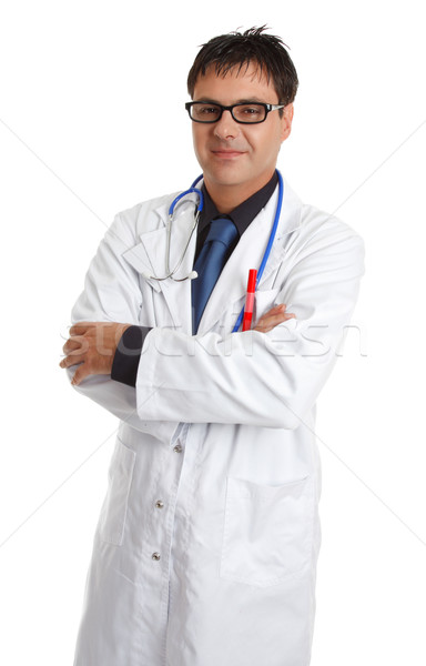 Doctor  standing casually Stock photo © lovleah