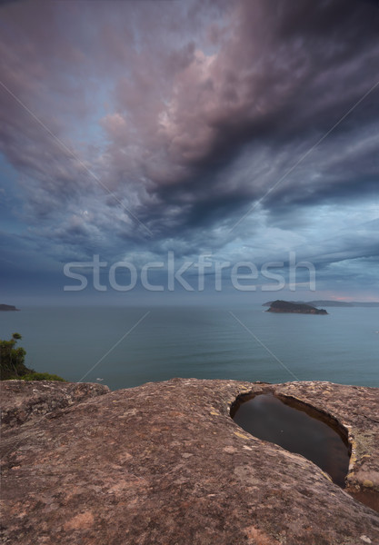 Gemstone skies fromr Pearl Beach Broken Bay Australia Stock photo © lovleah