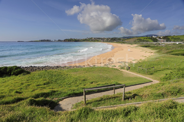 Zig Zag path to Bombo Beach Australia Stock photo © lovleah