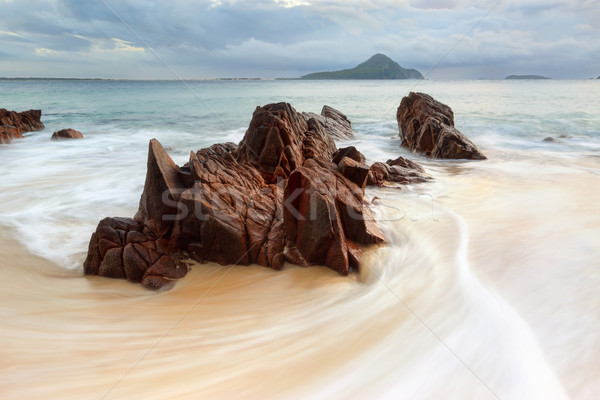 Australia wody około skał ocean Zdjęcia stock © lovleah