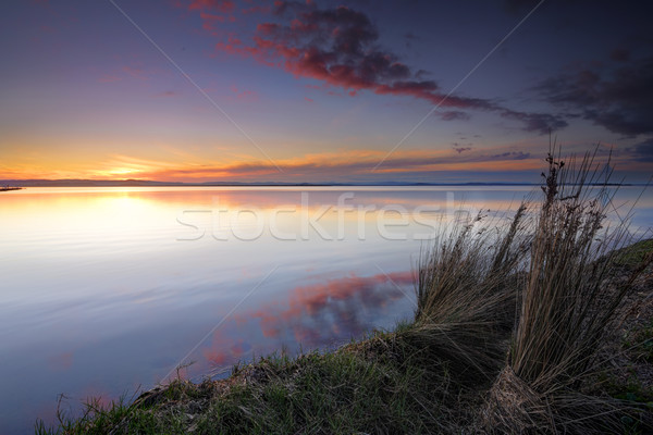 Tuggerah Lake Sunset Stock photo © lovleah