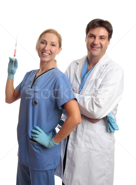 Lekarzy medycznych zespołu sukces uśmiechnięty opieki zdrowotnej Zdjęcia stock © lovleah