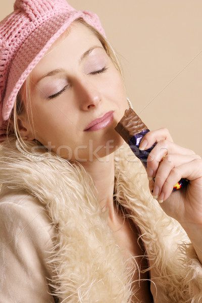 Winter chocolate munchies Stock photo © lovleah