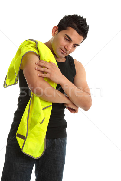 Building construction worker injury Stock photo © lovleah