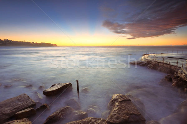 Sunrise at Bronte Beach Australia Stock photo © lovleah