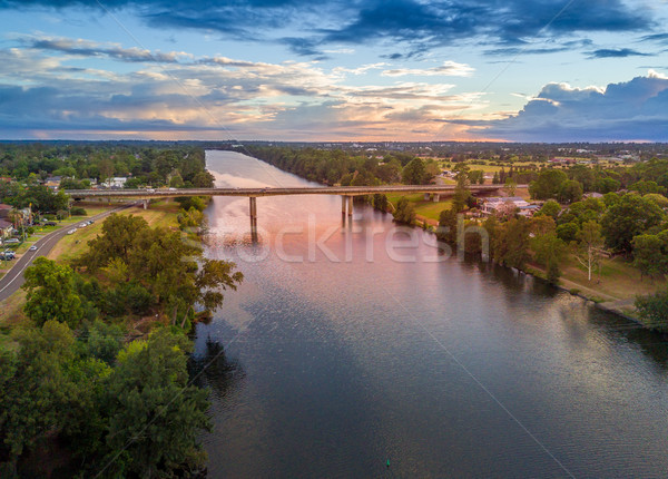 Scenic views Nepean River Penrith Stock photo © lovleah