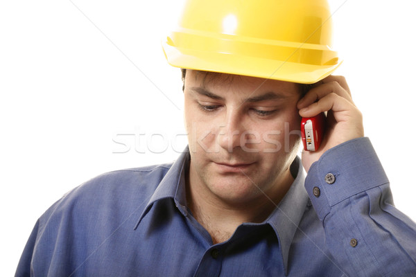 Działalności zacytować człowiek budynku telefon mężczyzn Zdjęcia stock © lovleah