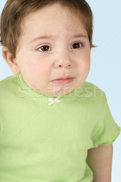 Teary Eyed Crying Baby Stock photo © lovleah