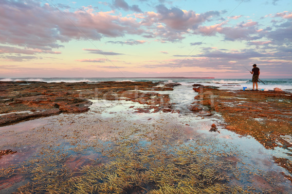 Sunset at Vincentia NSW Australia Stock photo © lovleah