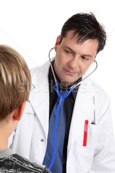 Doctor patient medical examination Stock photo © lovleah
