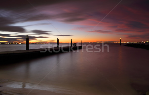 Sunset Views Botany Bay Stock photo © lovleah